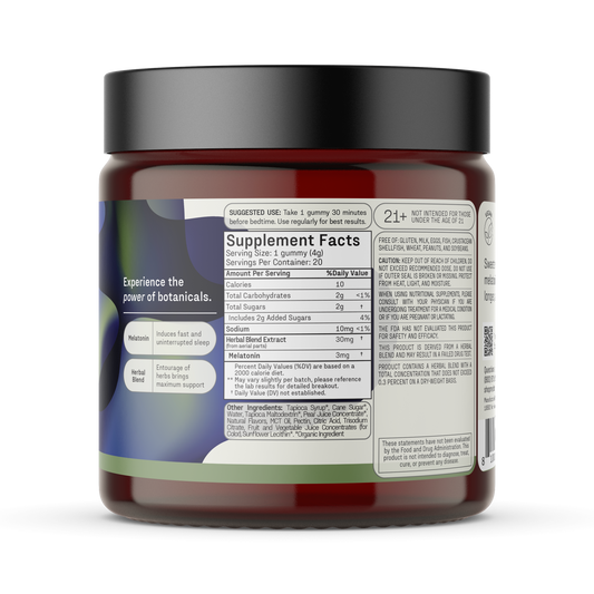 medterra™ Deep Sleep 30MG FULL SPECTRUM HEMP Hemp Melatonin Mixed Berry 20 Gummies HEMP SUPPLEMENT 540MG PER CONTAINER