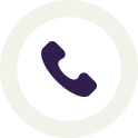 Phone handset icon centered inside a pale circular badge