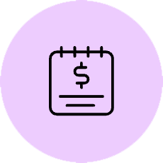 Pay for shipping icon