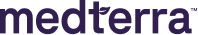 medterra wordmark in purple